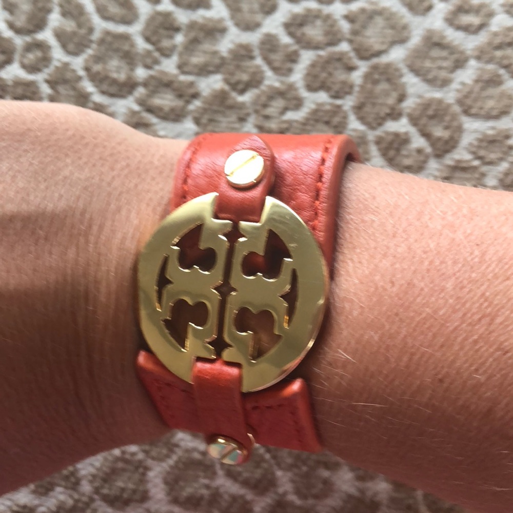 Authentic Tory Burch leather bracelet